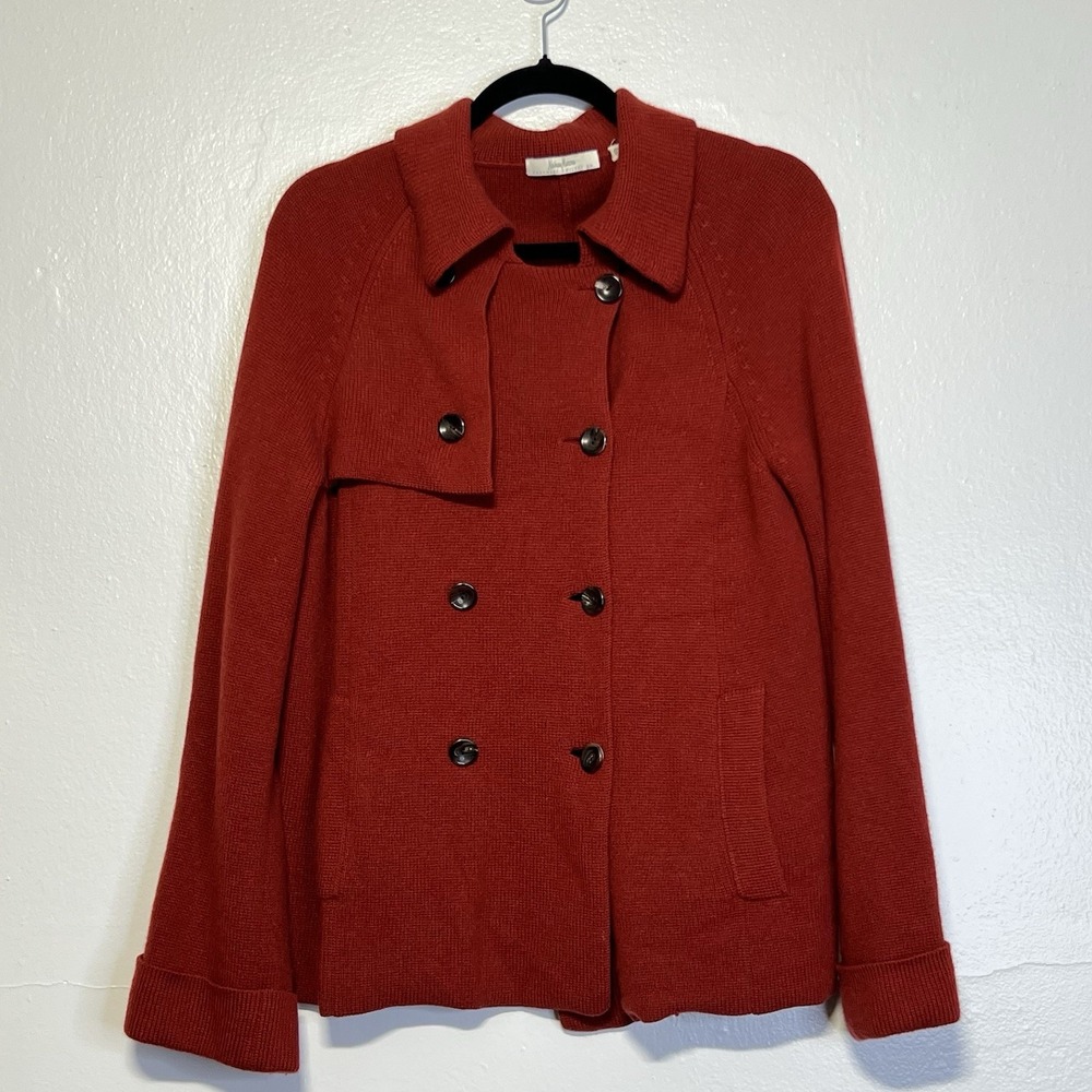 Neiman Marcus Cashmere Collection 100% Cashmere  Jacket Coat Womens Sz‎ L